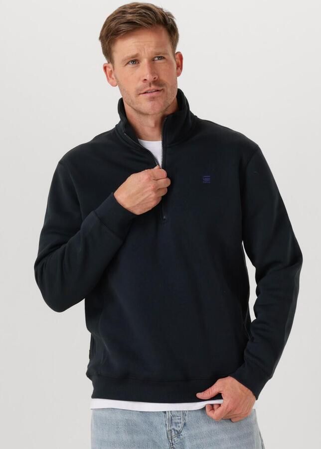 G-STAR RAW Heren Truien & Vesten Premium Core Half Zip R Sw L\s Donkerblauw - Foto 4