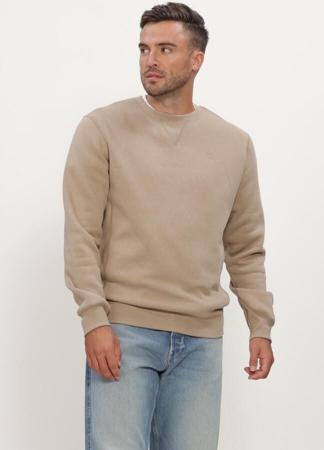 G-STAR RAW Heren Truien & Vesten Premium Core R Sw L\s Beige