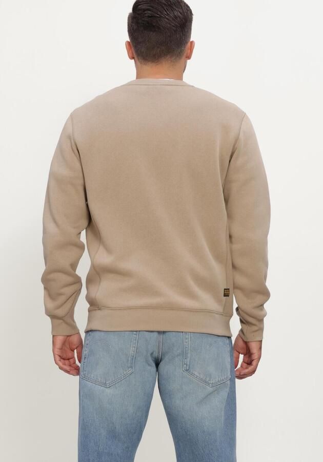 G-STAR RAW Heren Truien & Vesten Premium Core R Sw L\s Beige - Foto 3