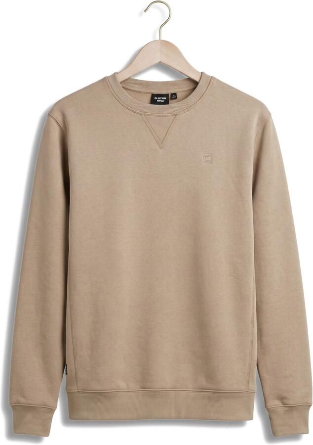 G-STAR RAW Heren Truien & Vesten Premium Core R Sw L\s Beige - Foto 2