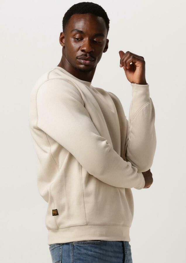 G-STAR RAW Heren Truien & Vesten Premium Core R Sw L s Zand - Foto 4