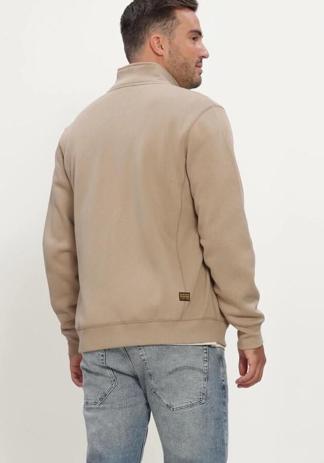 G-STAR RAW Heren Truien & Vesten Premium Core Track Jkt Sw Beige - Foto 3