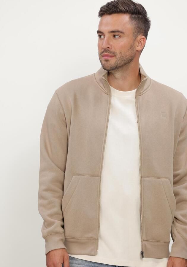 G-STAR RAW Heren Truien & Vesten Premium Core Track Jkt Sw Beige - Foto 4