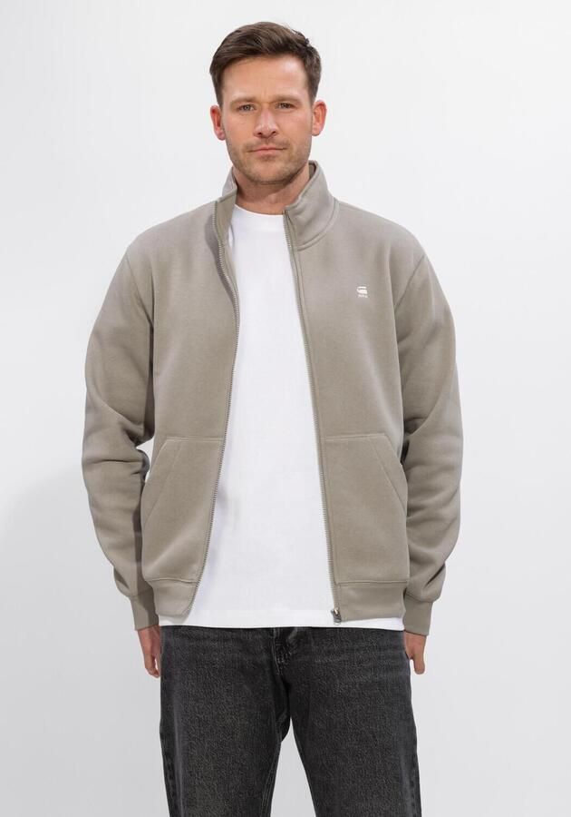 G-STAR RAW Heren Truien & Vesten Premium Core Track Jkt Sw Zand