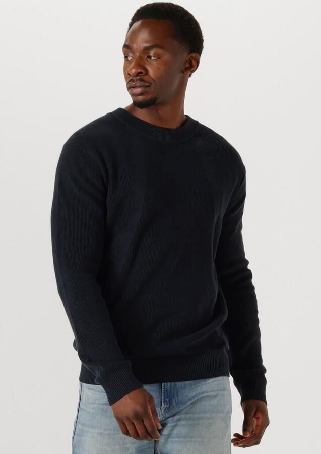 G-STAR RAW Heren Truien & Vesten Structure R Knit Donkerblauw - Foto 4