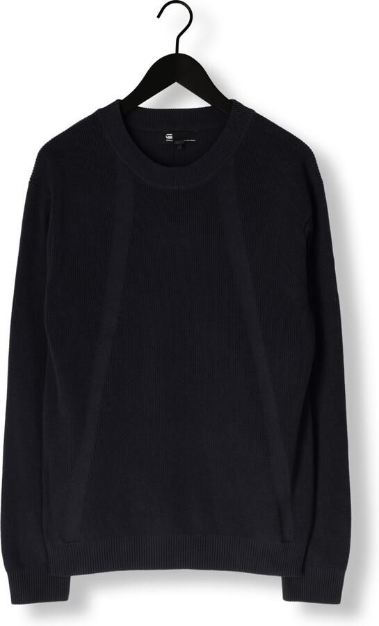 G-STAR RAW Heren Truien & Vesten Structure R Knit Donkerblauw - Foto 3
