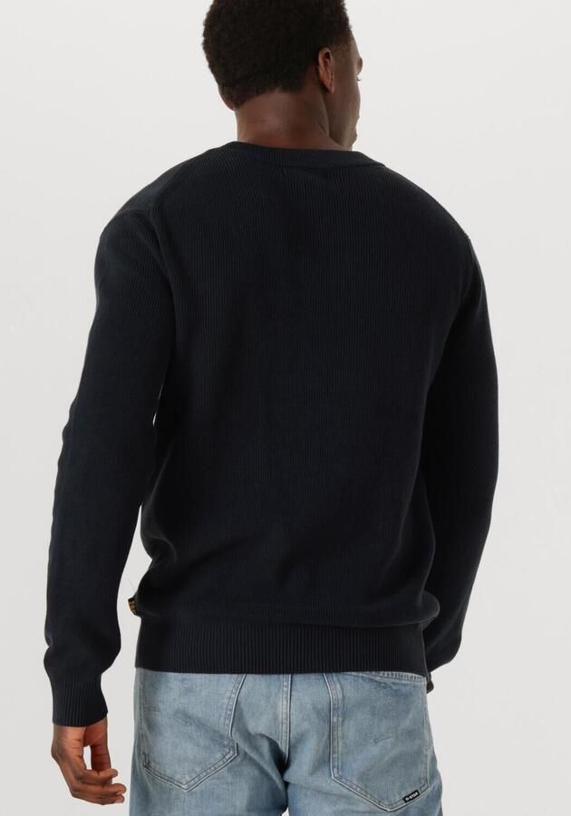 G-STAR RAW Heren Truien & Vesten Structure R Knit Donkerblauw - Foto 2