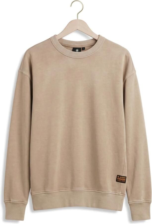 G-STAR RAW Heren Truien & Vesten Washed Multi Gr Relaxed R Sw Beige - Foto 4