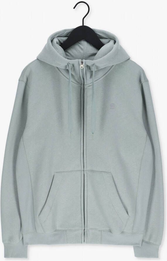 G-Star RAW hoodie met biologisch katoen iceberg green