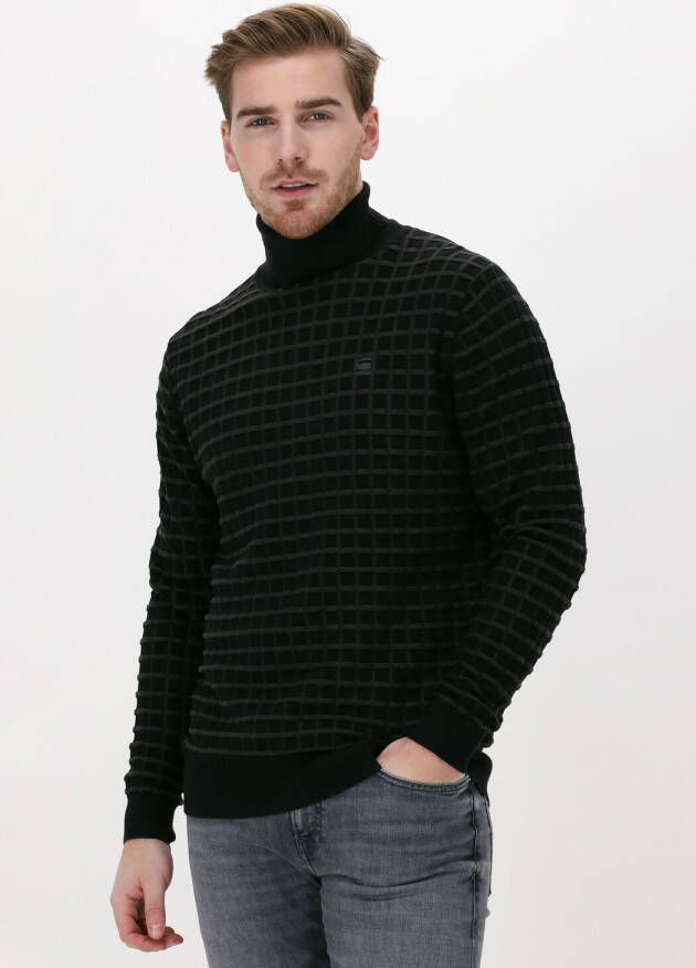 Donkergroene G Star Raw Coltrui Table Turtle Knit