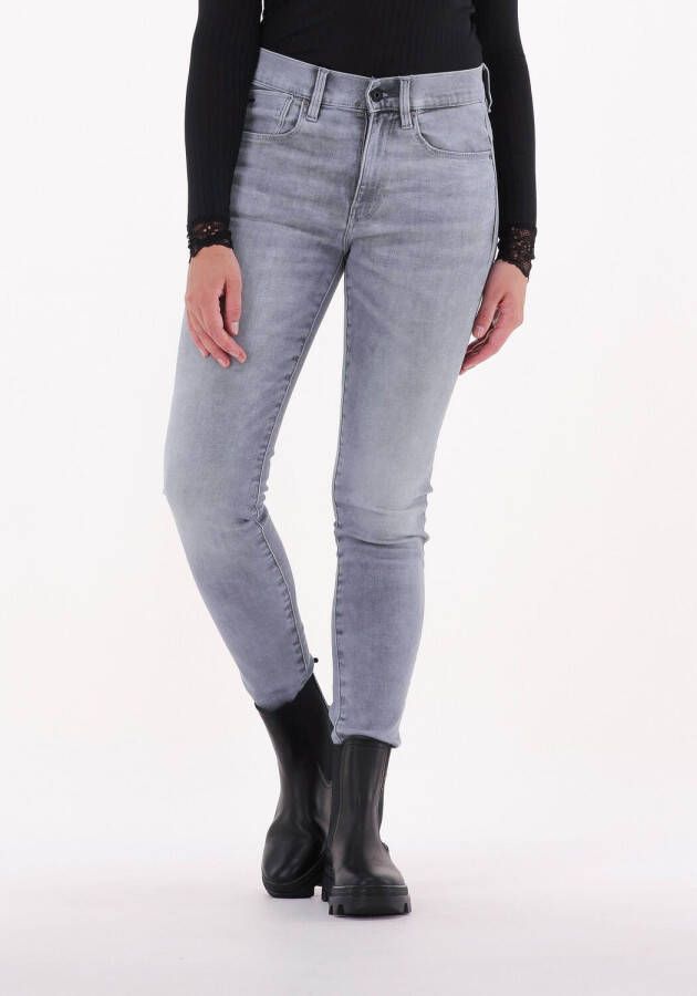G-Star RAW Lhana Skinny high waist skinny jeans met biologisch katoen un faded glacier grey