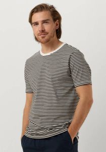 G-Star RAW gestreept t-shirt van biologisch katoen milk cloack stripe