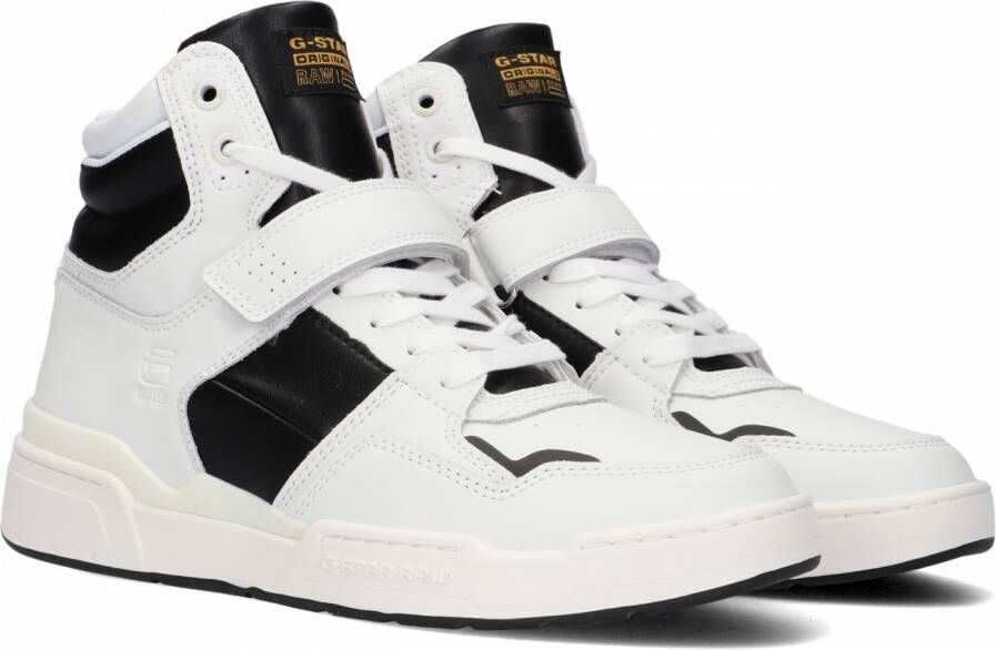 G-Star Witte G Star Raw Attacc Mid Lea W Hoge Sneaker
