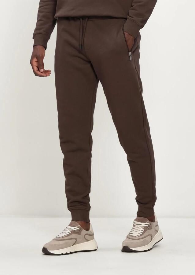 GENTI Heren Broeken Jog Bruin