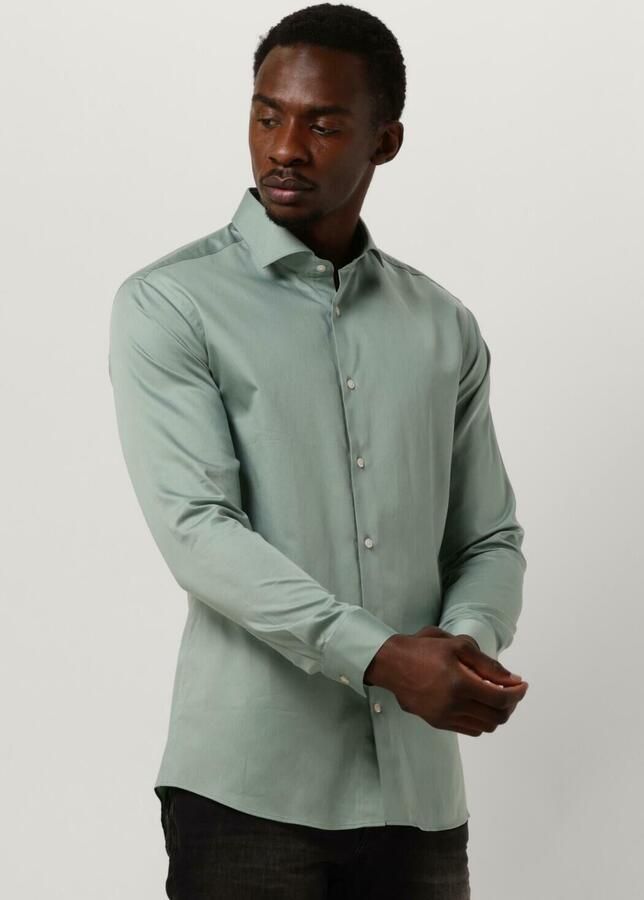 Genti Klassiek Groen Overhemd Green Heren - Foto 3