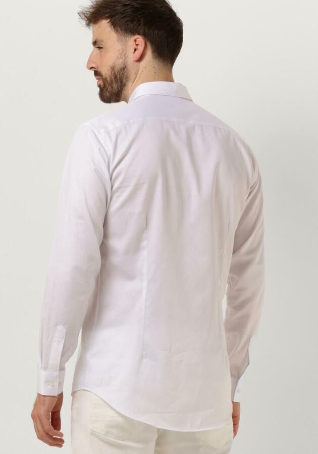 GENTI Heren Overhemden S9254-1109 Wit