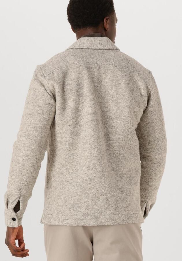 GENTI Heren Overshirts Eagle Relaxed Fit Lichtgrijs - Foto 2