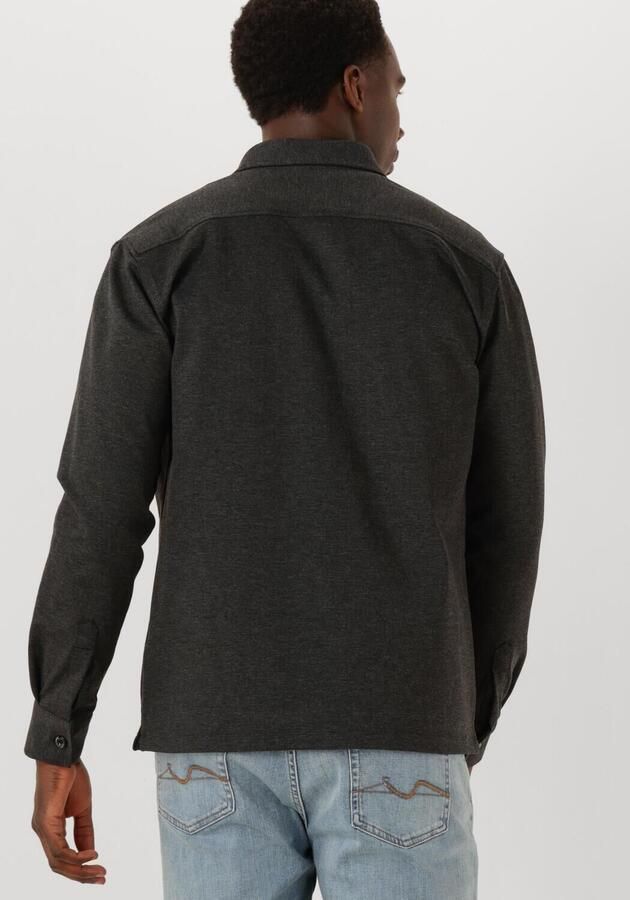 GENTI Heren Overshirts Midtown Relaxed Fit Donkergrijs - Foto 3