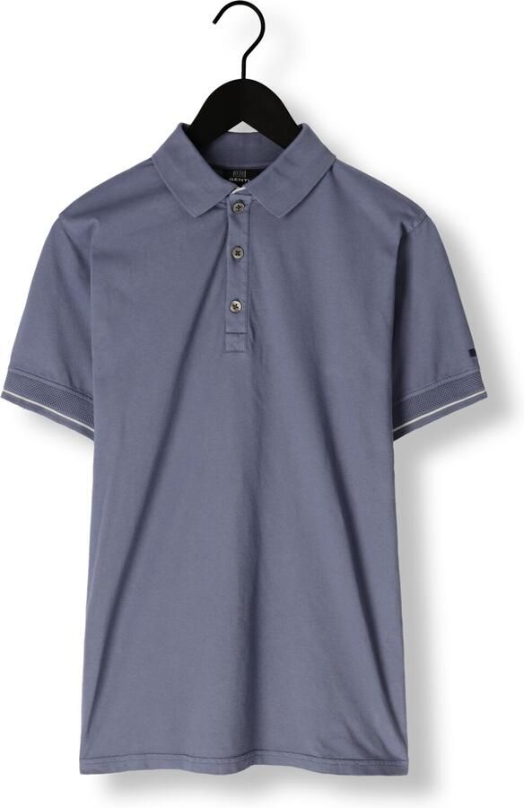 GENTI Heren Polo's & T-shirts Polo 3 Button Ss J2001-1212 Grijs - Foto 3