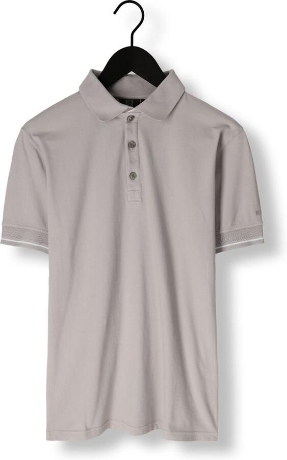 GENTI Heren Polo's & T-shirts Polo 3 Button Ss J2001-1212 Lichtgrijs - Foto 3