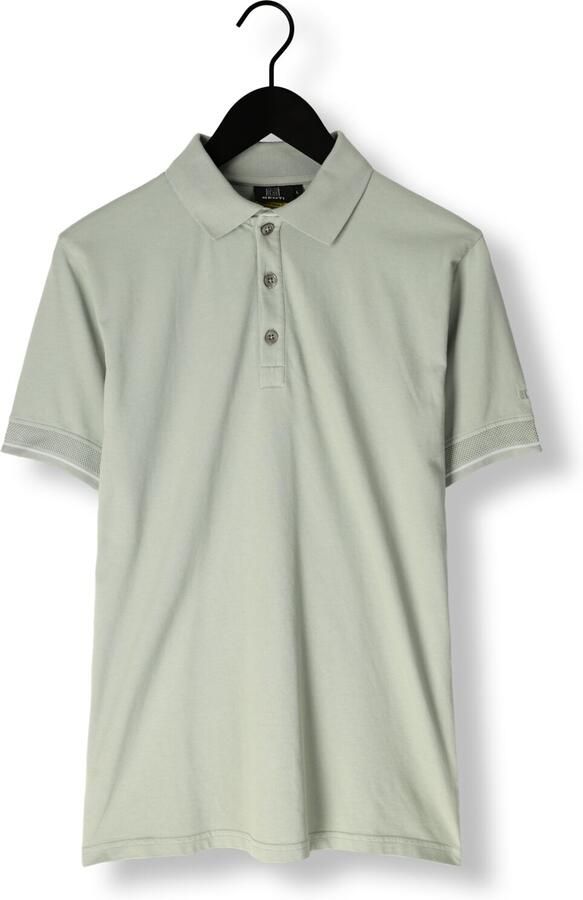 GENTI Heren Polo's & T-shirts Polo 3 Button Ss J2001-1212 Mint - Foto 3
