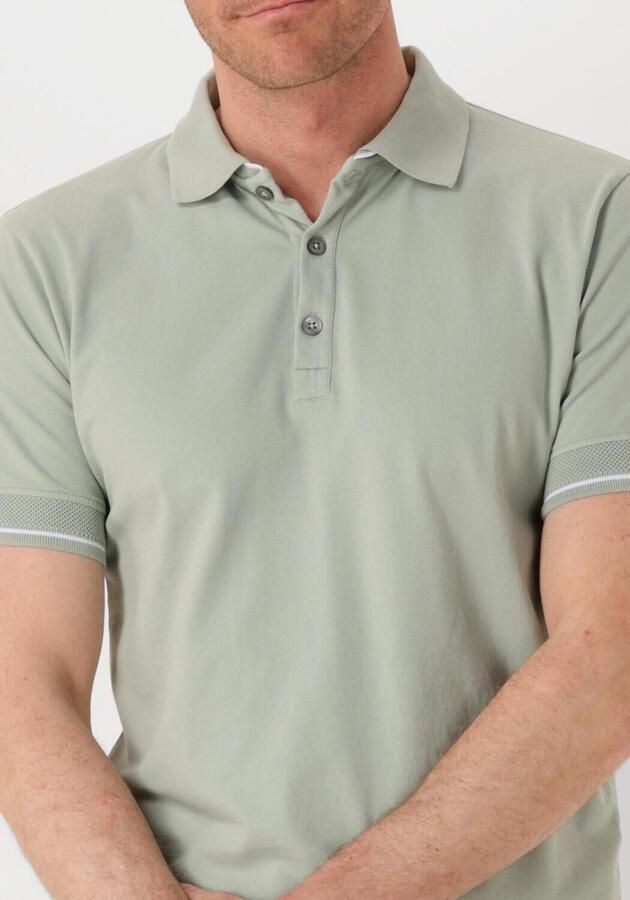 GENTI Heren Polo's & T-shirts Polo 3 Button Ss J2001-1212 Mint