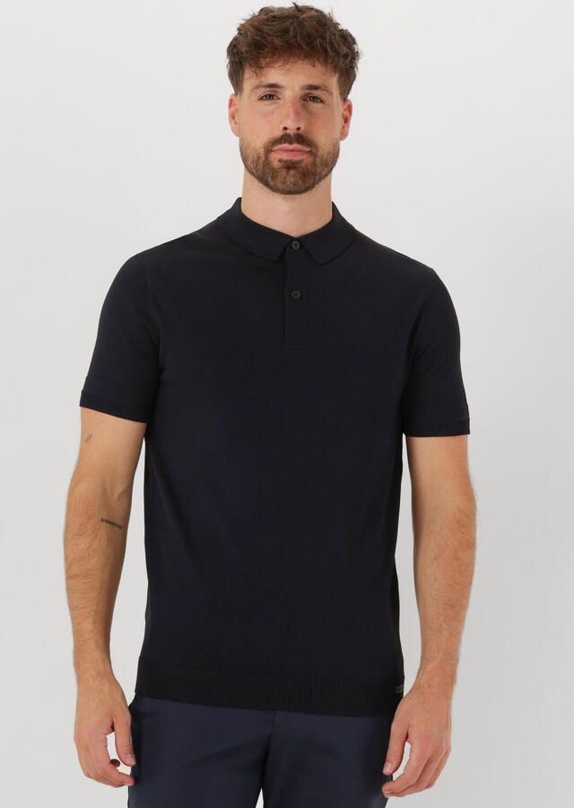 GENTI Heren Polo's & T-shirts Polo Button Ss K2046-1260 Donkerblauw - Foto 4