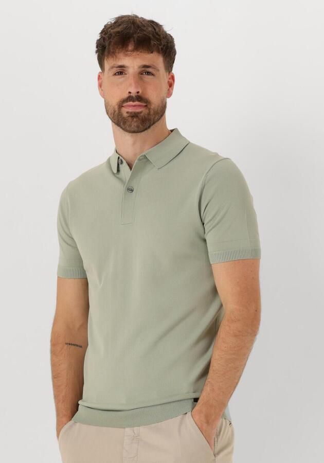GENTI Heren Polo's & T-shirts Polo Button Ss K2046-1260 Groen - Foto 4
