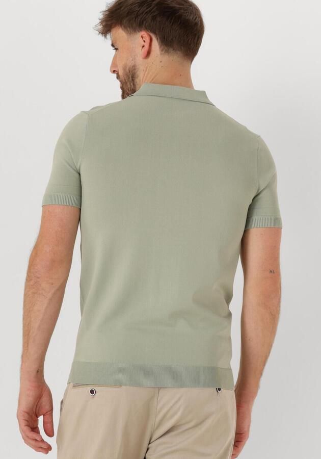 GENTI Heren Polo's & T-shirts Polo Button Ss K2046-1260 Groen - Foto 3