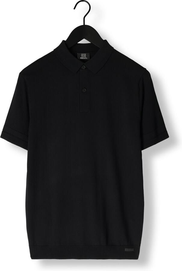 GENTI Heren Polo's & T-shirts Polo Button Ss K2046-1260 Zwart - Foto 3