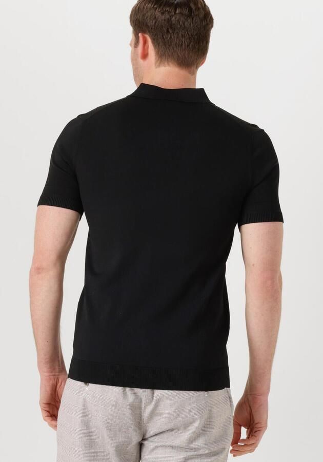GENTI Heren Polo's & T-shirts Polo Button Ss K2046-1260 Zwart - Foto 2