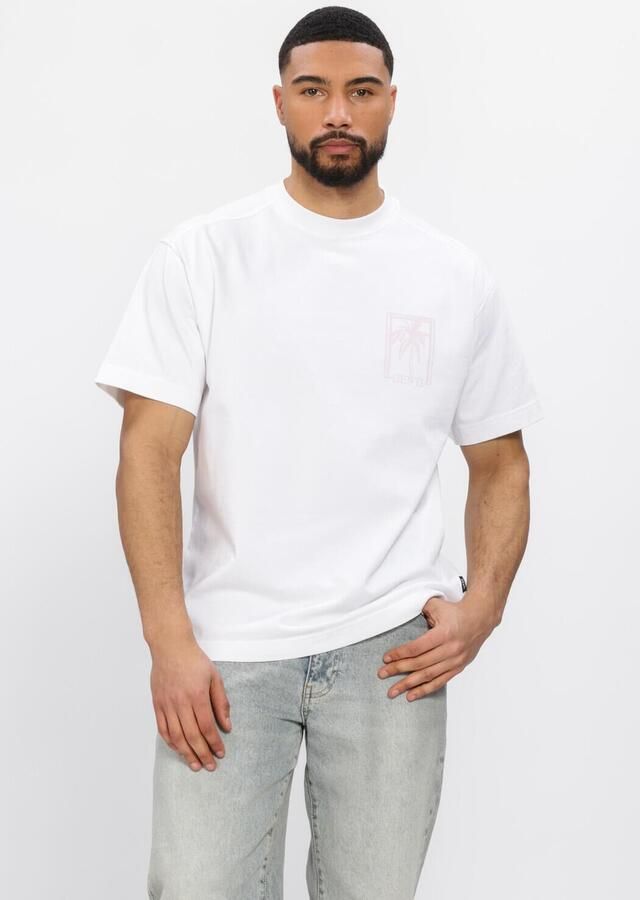 GENTI Heren Polo's & T-shirts T-shirt Ss 1226 Wit