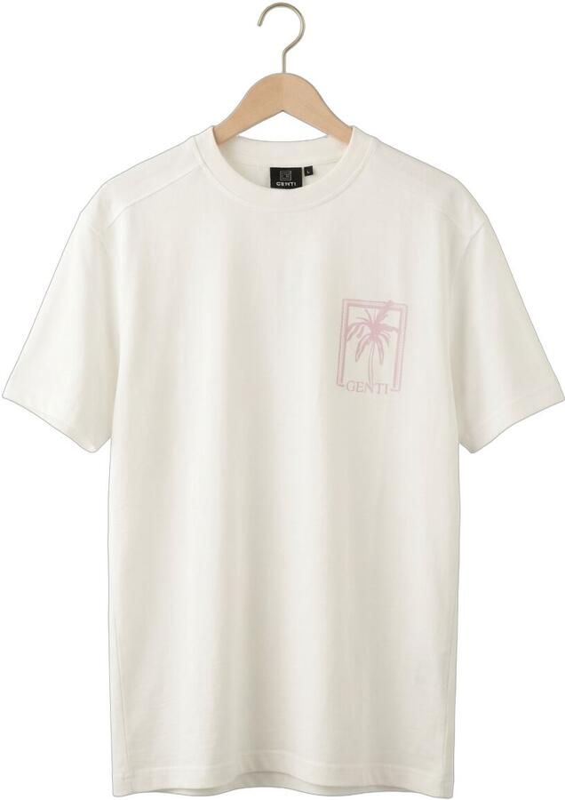 GENTI Heren Polo's & T-shirts T-shirt Ss 1226 Wit - Foto 2