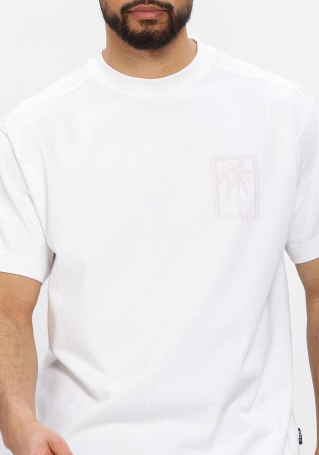 GENTI Heren Polo's & T-shirts T-shirt Ss 1226 Wit - Foto 4
