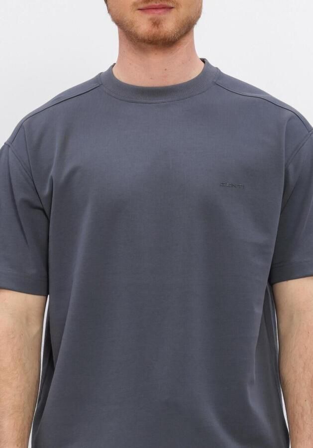GENTI Heren Polo's & T-shirts T-shirt Ss 1227 Donkergrijs - Foto 4