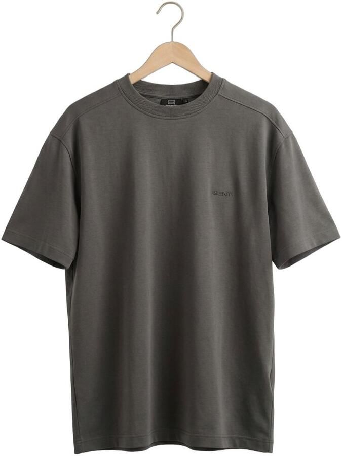 GENTI Heren Polo's & T-shirts T-shirt Ss 1227 Donkergrijs - Foto 2