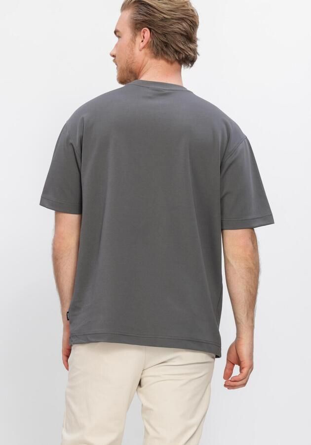 GENTI Heren Polo's & T-shirts T-shirt Ss 1227 Donkergrijs - Foto 3