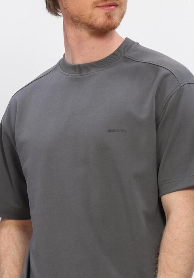 GENTI Heren Polo's & T-shirts T-shirt Ss 1227 Donkergrijs - Foto 4