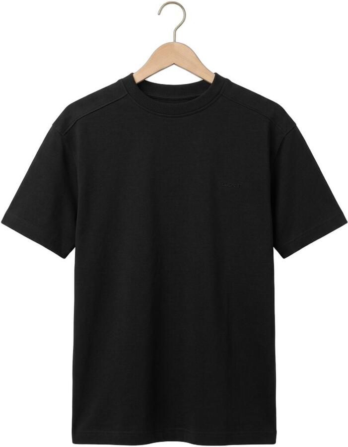 GENTI Heren Polo's & T-shirts T-shirt Ss 1227 Zwart - Foto 2