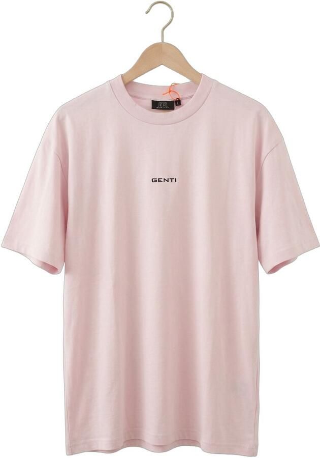 GENTI Heren Polo's & T-shirts T-shirt Ss 1242 Lichtroze - Foto 2