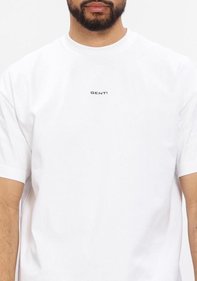 GENTI Heren Polo's & T-shirts T-shirt Ss 1242 Wit - Foto 4