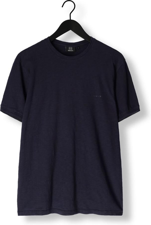 GENTI Heren Polo's & T-shirts T-shirt Ss J2007-1222 Donkerblauw - Foto 3
