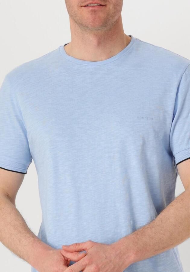 GENTI Heren Polo's & T-shirts T-shirt Ss J2007-1222 Lichtblauw - Foto 3