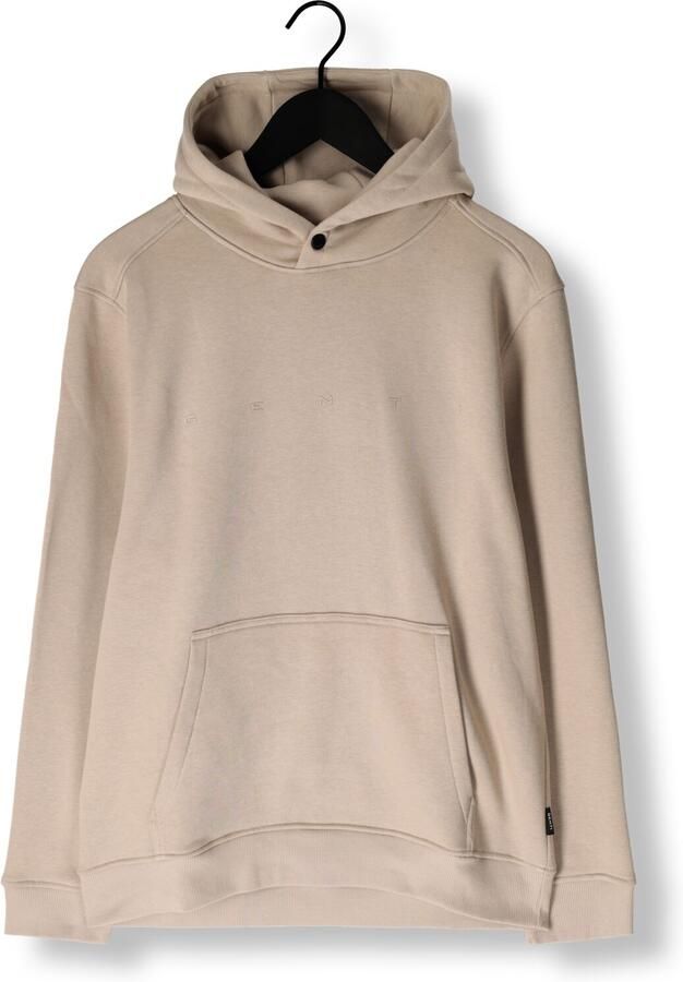 GENTI Heren Truien & Vesten Basic Logo Hoodie Beige - Foto 3