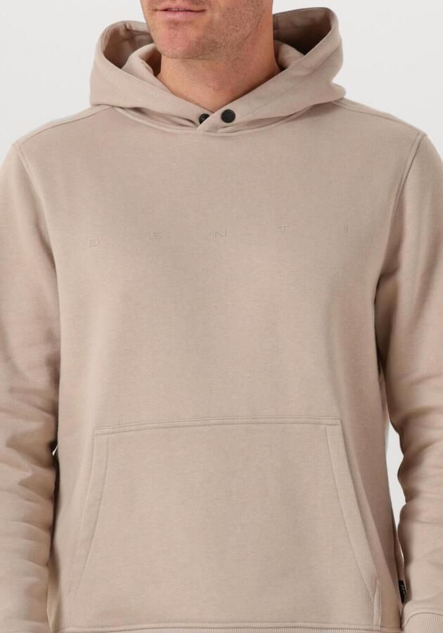 GENTI Heren Truien & Vesten Basic Logo Hoodie Beige - Foto 2