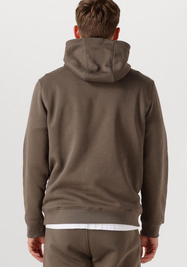 GENTI Heren Truien & Vesten Basic Logo Hoodie Taupe - Foto 2