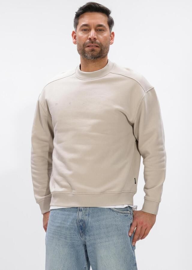 GENTI Heren Truien & Vesten Crewneck Zand