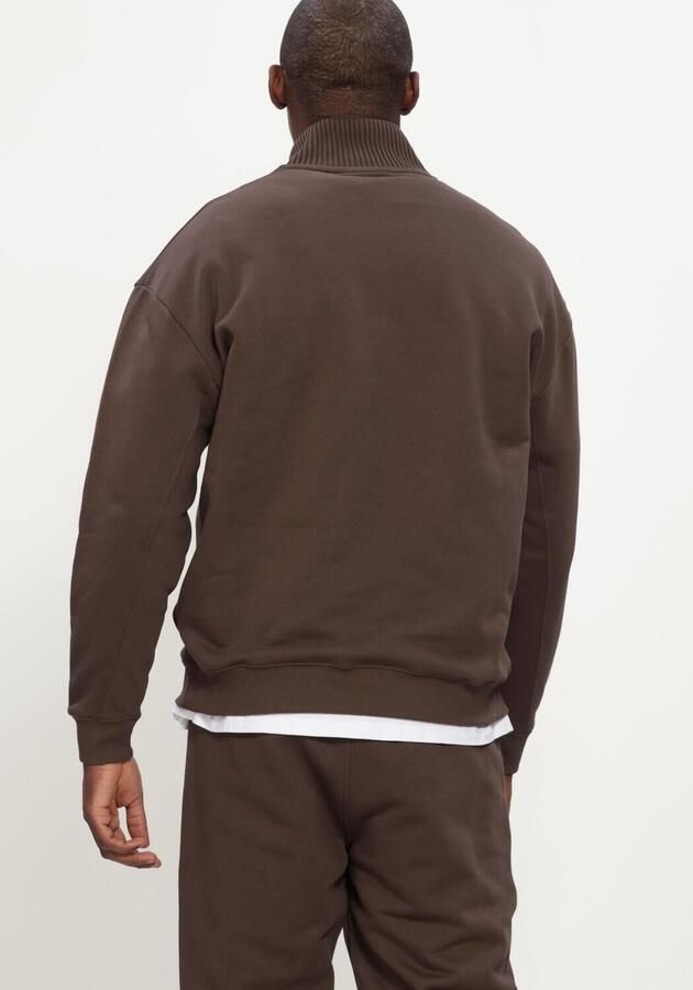 GENTI Heren Truien & Vesten Half Zip Sweat Bruin - Foto 3