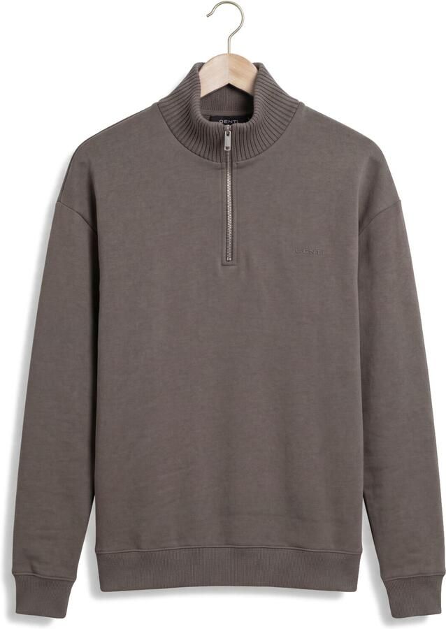 GENTI Heren Truien & Vesten Half Zip Sweat Donkergrijs - Foto 2