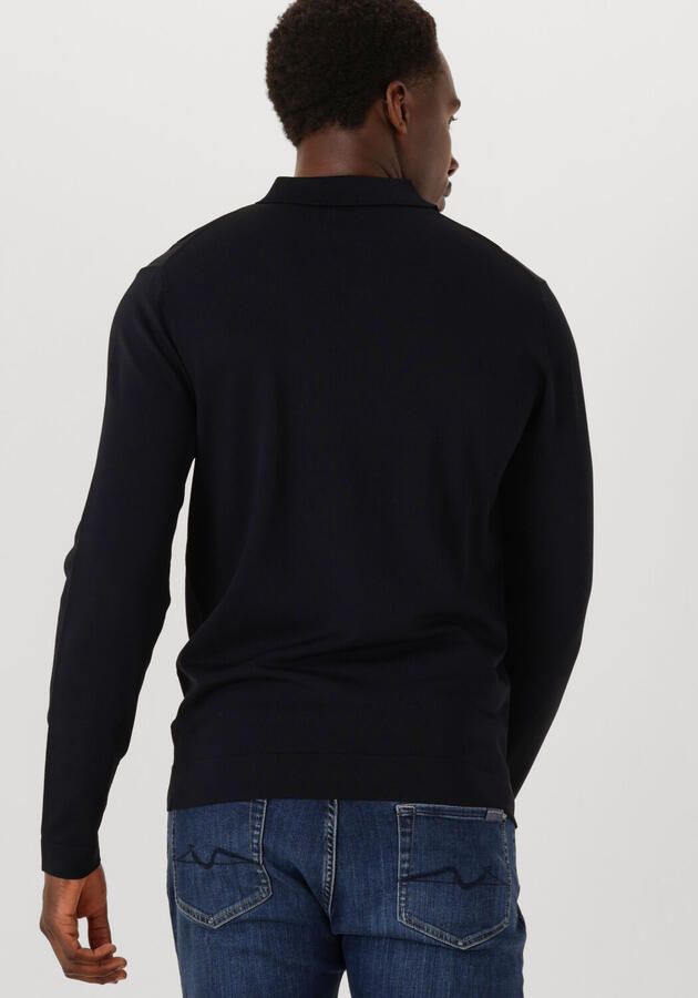 GENTI Heren Truien & Vesten Polo Ls Donkerblauw